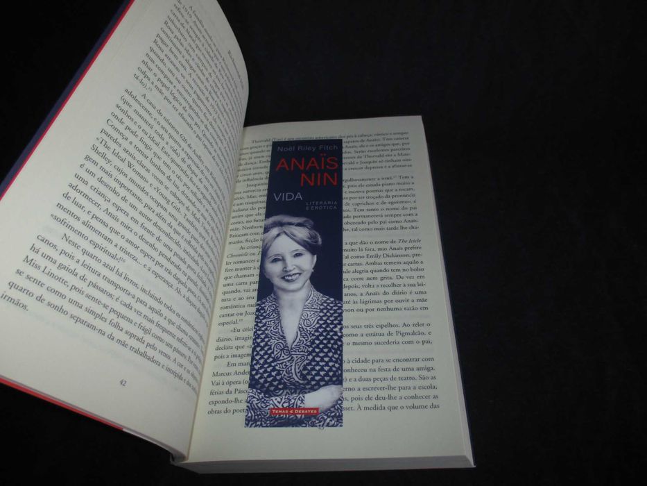 Livro Anaïs Nin Vida Literária e Erótica Noël Riley Fitch