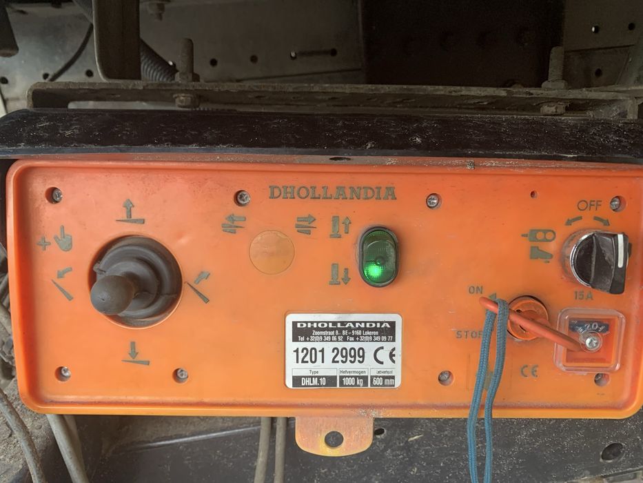 Winda załadowcza podest DHOLLANDIA 1000 kg super iveco mascott