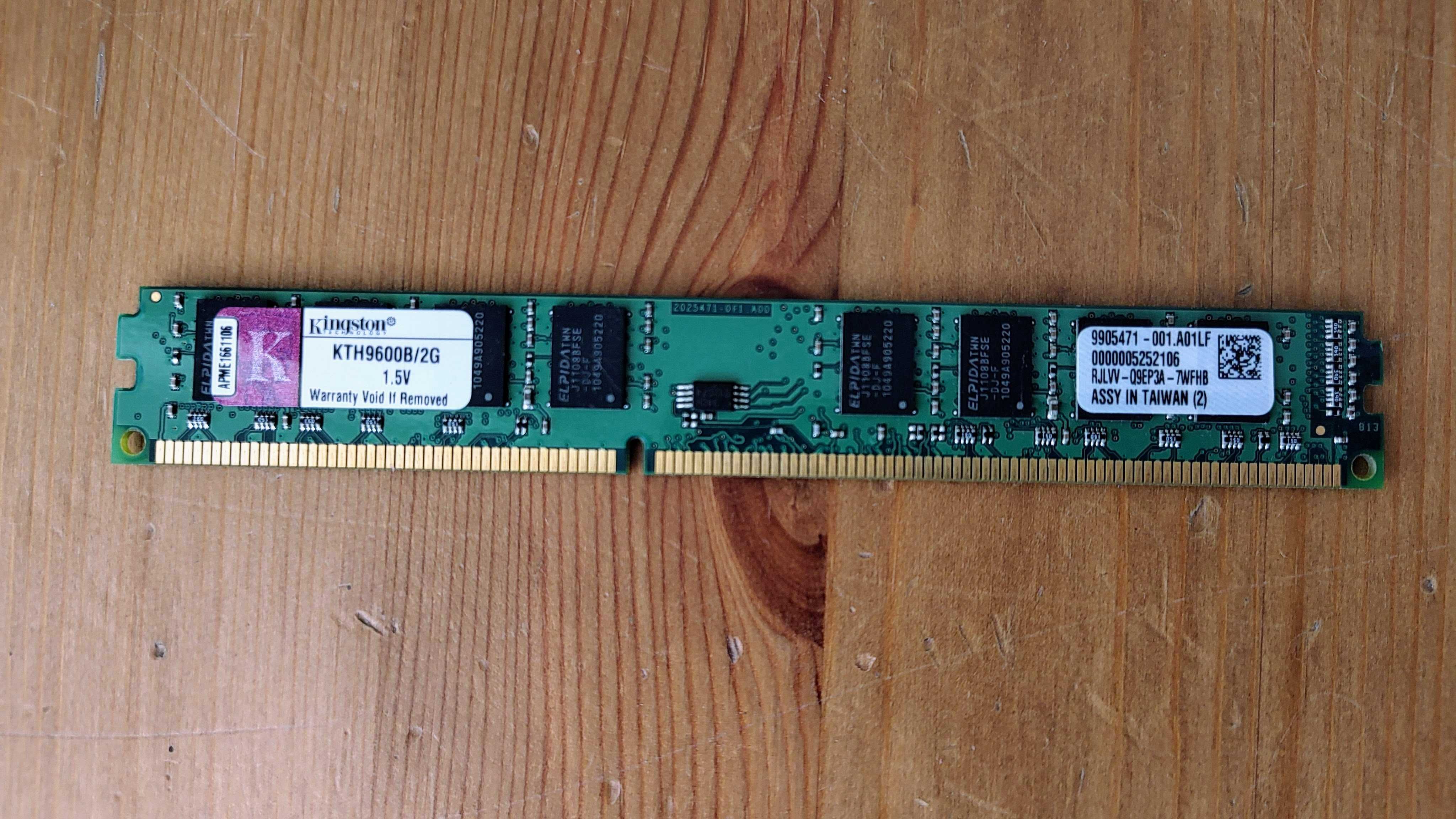 Pamięć Ram DDR3 Kingston 2gb Wawa