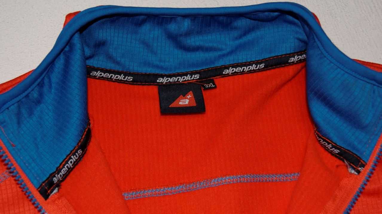 ALPENPLUS 3XL ciepła jak nowa bluza turystyczna męska