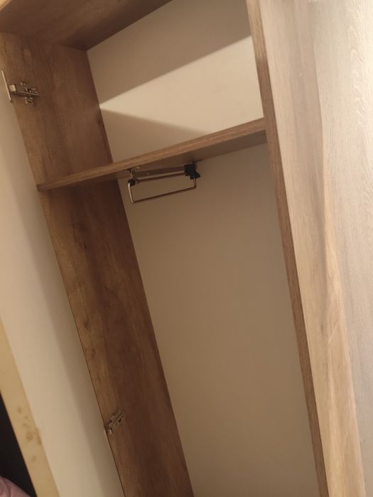 Szafa kominek wiszące z półką