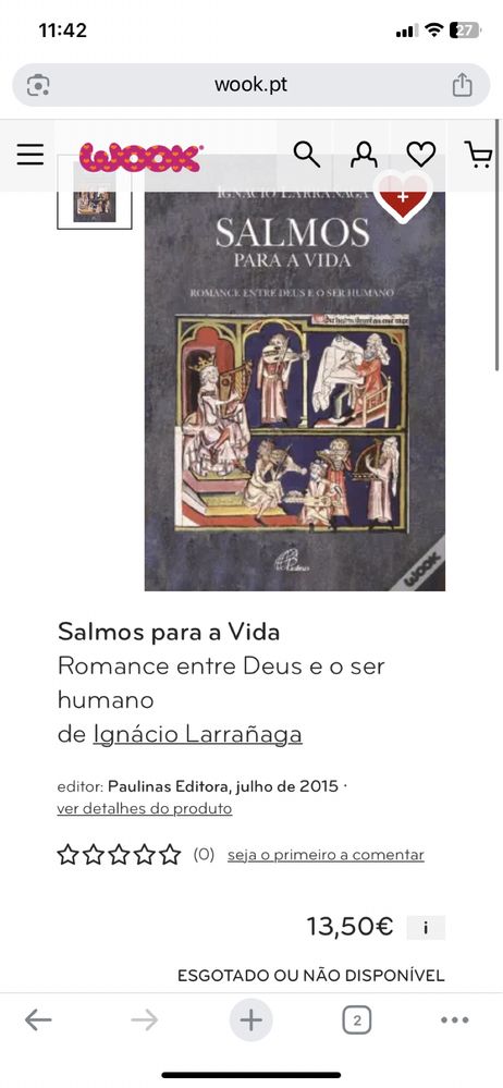 VENDO LIVRO NOVO SALMOS PARA A VIDA