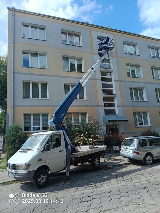 Usługa podnośnikiem koszowym Zgierz podnośnik koszowy Zwyżka podest