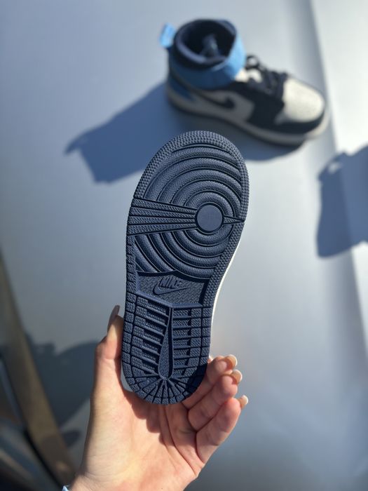 Дитячі ботинки Ni:ke Air Jordan Mid Blue White р.26-36