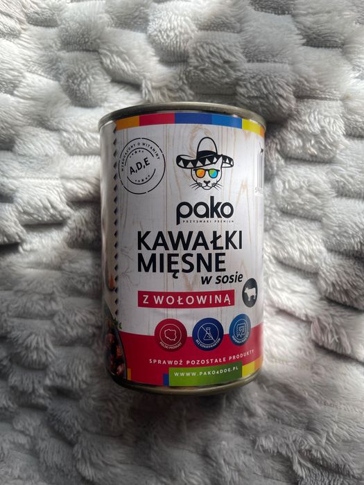 Zestaw 12x PAKO karma mokra puszka dla kota