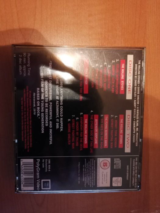 Video cd dos Rolling Stones