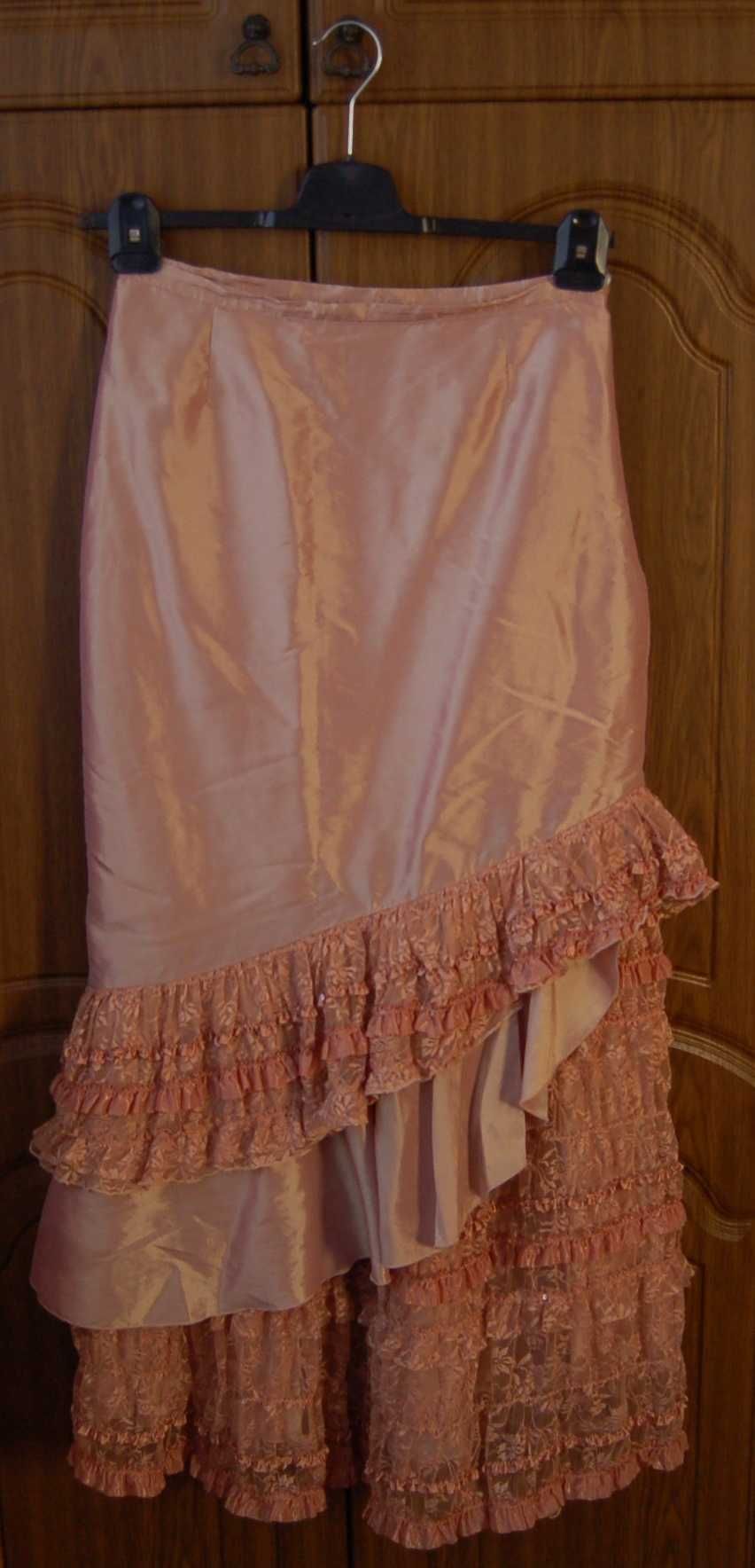 spódnica balowa vintage koronki