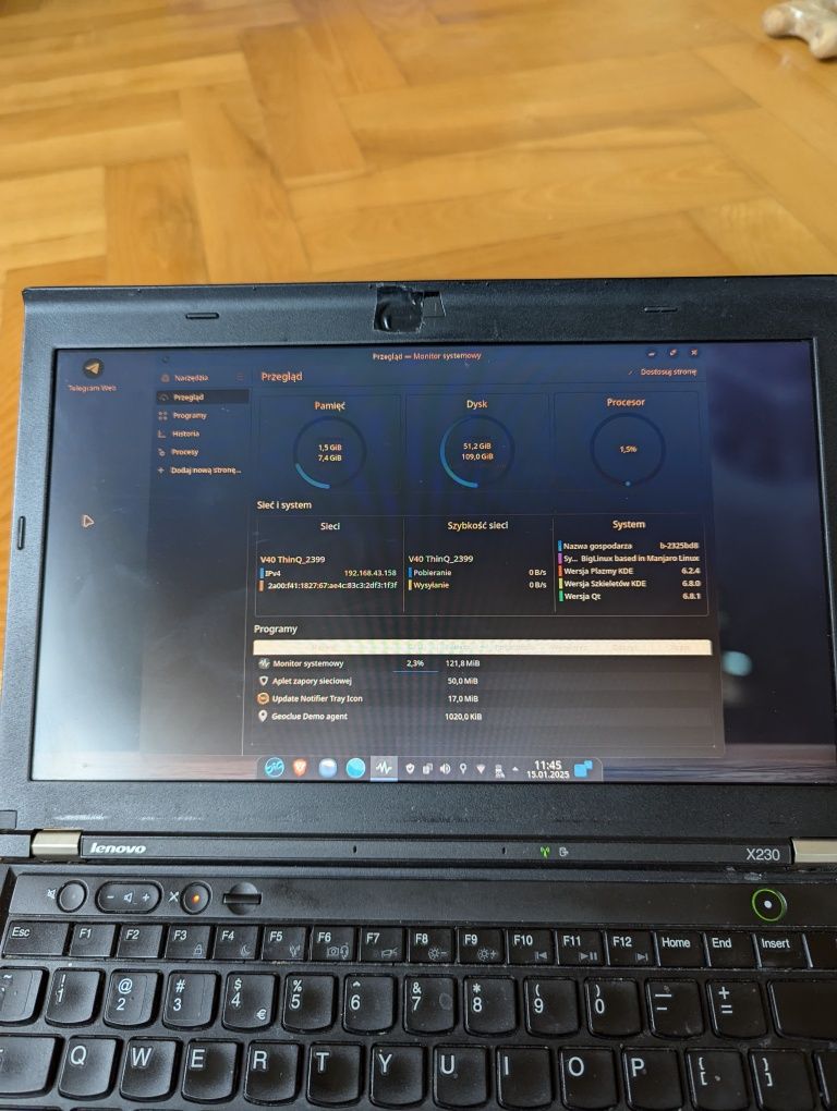 Lenovo x230 . 3 generacji