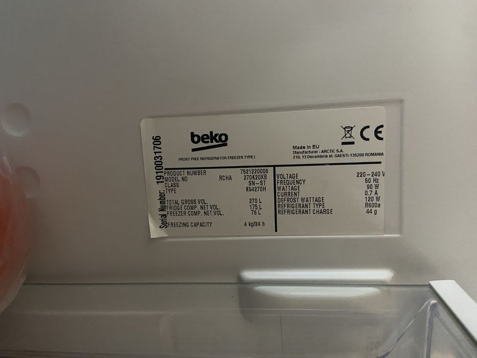 Frigorifico Beko