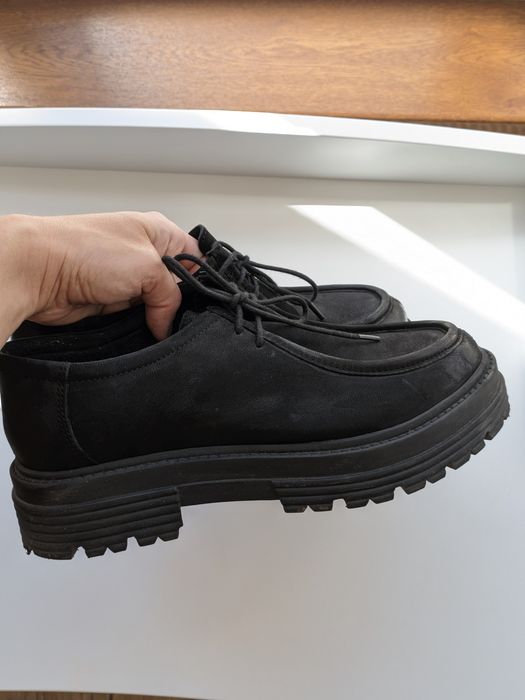 Дербі челсі лофери з шнурками туфлі полуботінки італія оксфорди