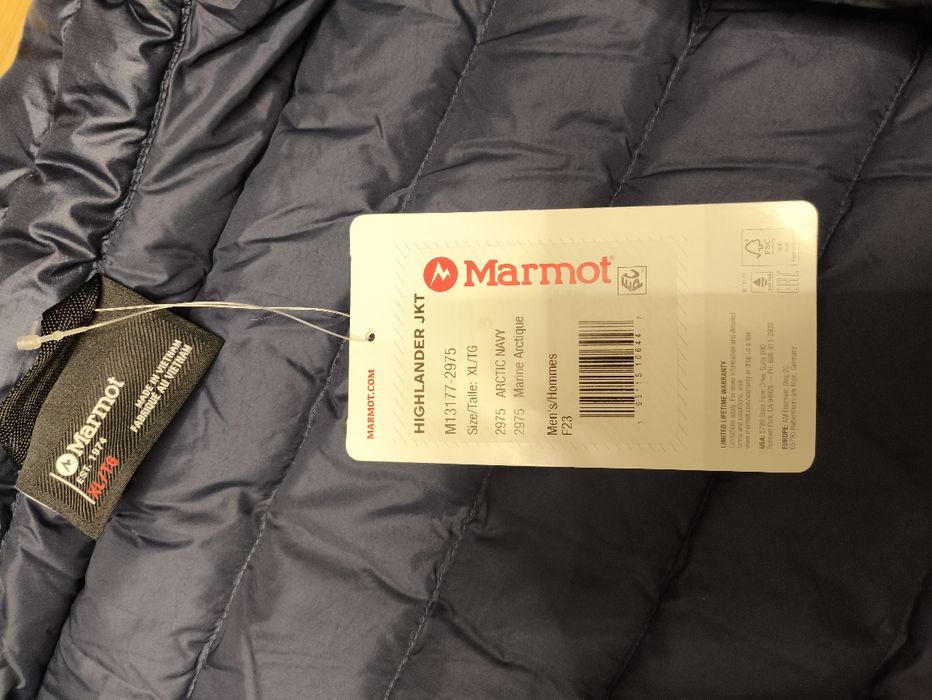 Kurtka puchowa Marmot Highlander XL