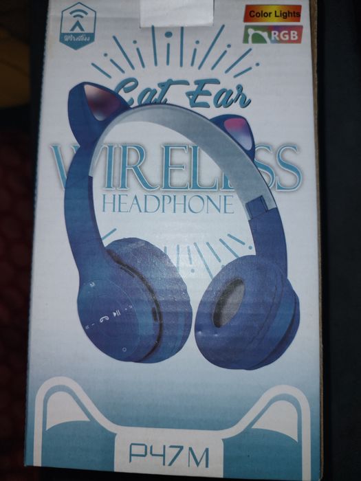 Słuchawki kocie uszy