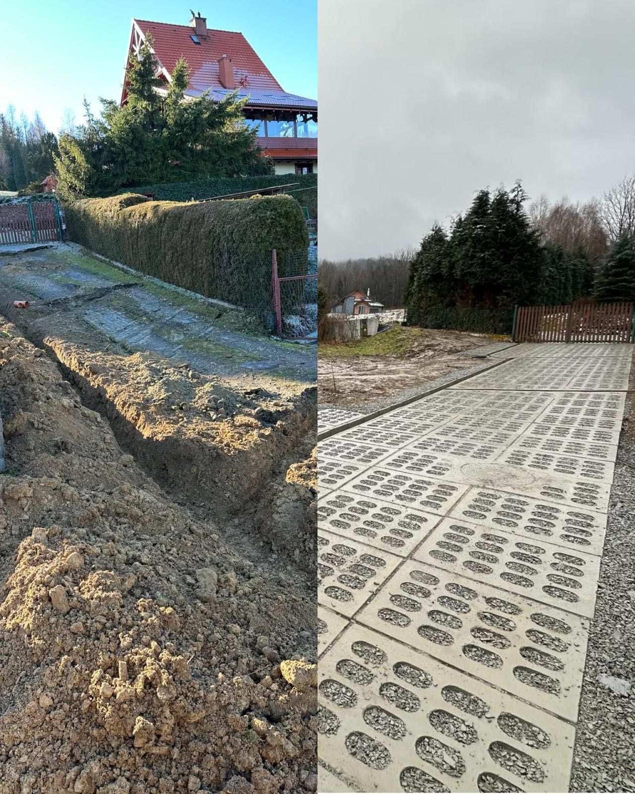 Drogi dojazdowe z płyt Jumbo # Utwardzanie Terenu , dróg