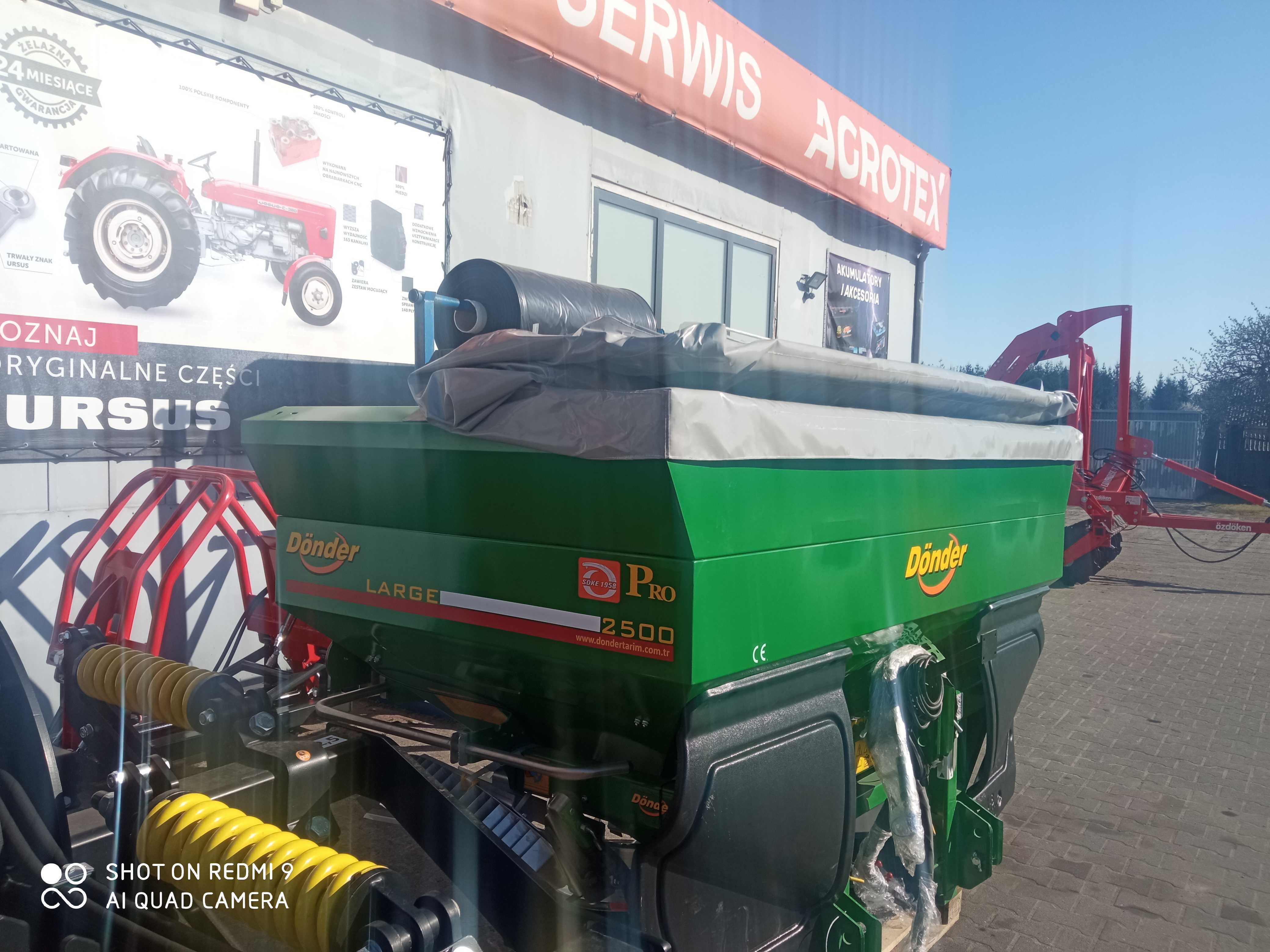 Rozsiewacz Nawozu 2500L Nowy Limiter. Donder