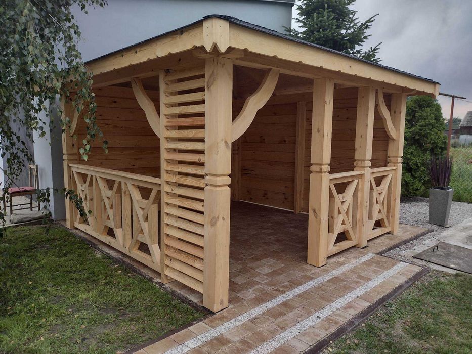 Altanka. Altanki 3,5x3,5m. Wiata.wiaty