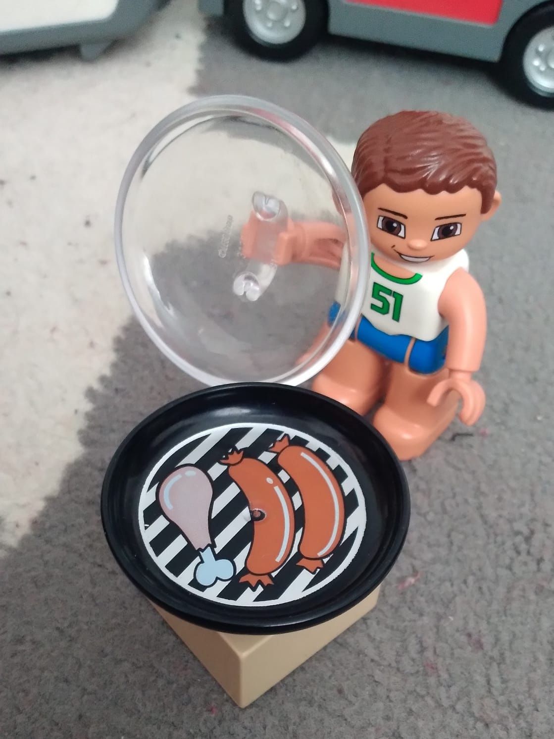 Lego duplo 5655 przyczepa auto z przyczepą kempingową kamper