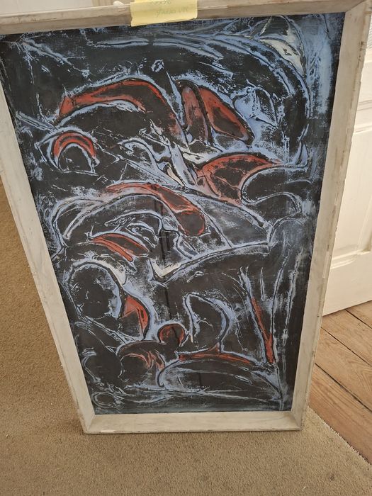 Pintura a óleo ou acrílico grande quadro abstrato