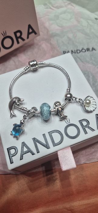 Pulseira pandora ( Tema fundo do mar )