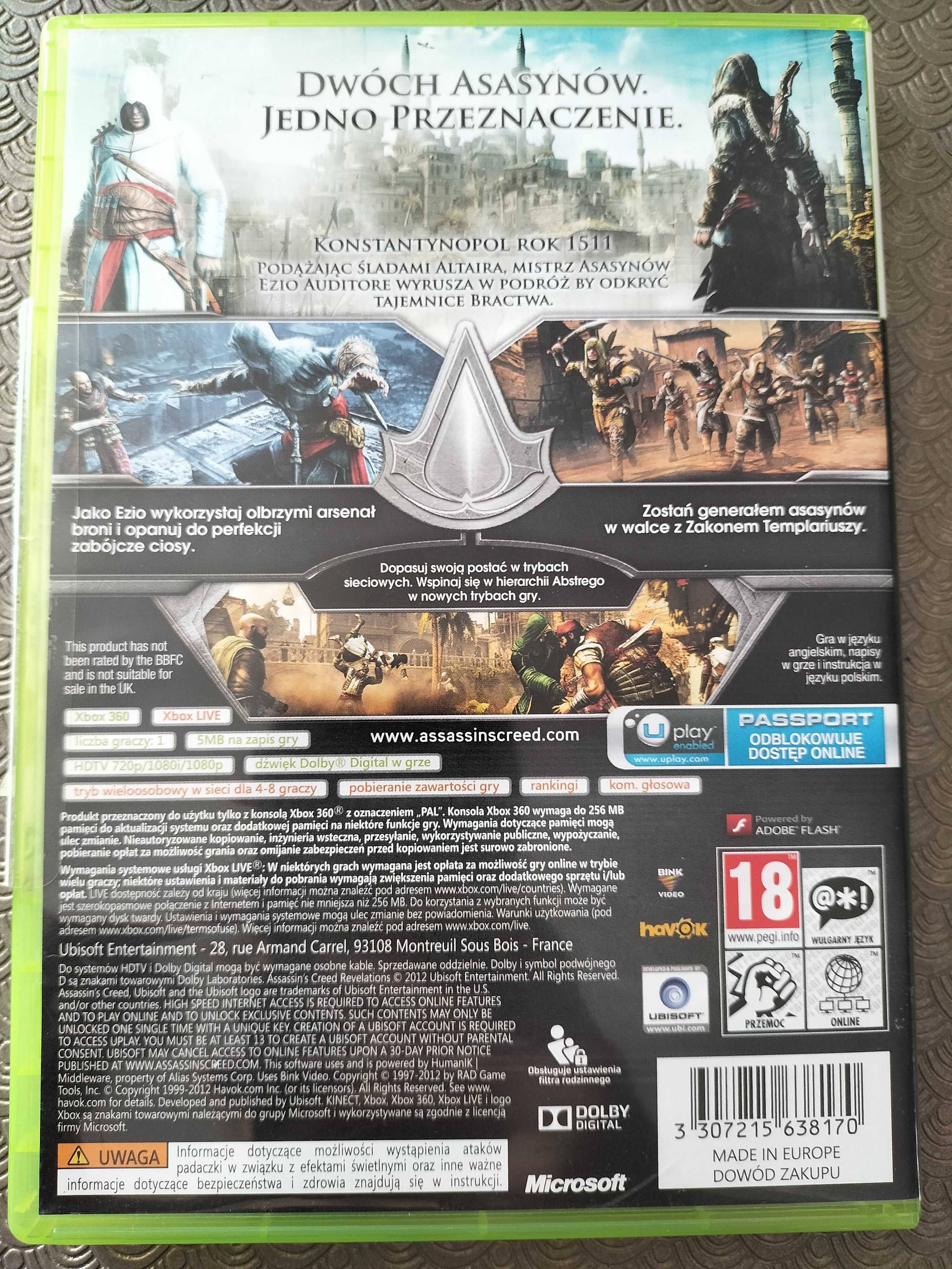 Xbox 360 Assassin's Creed Revelations