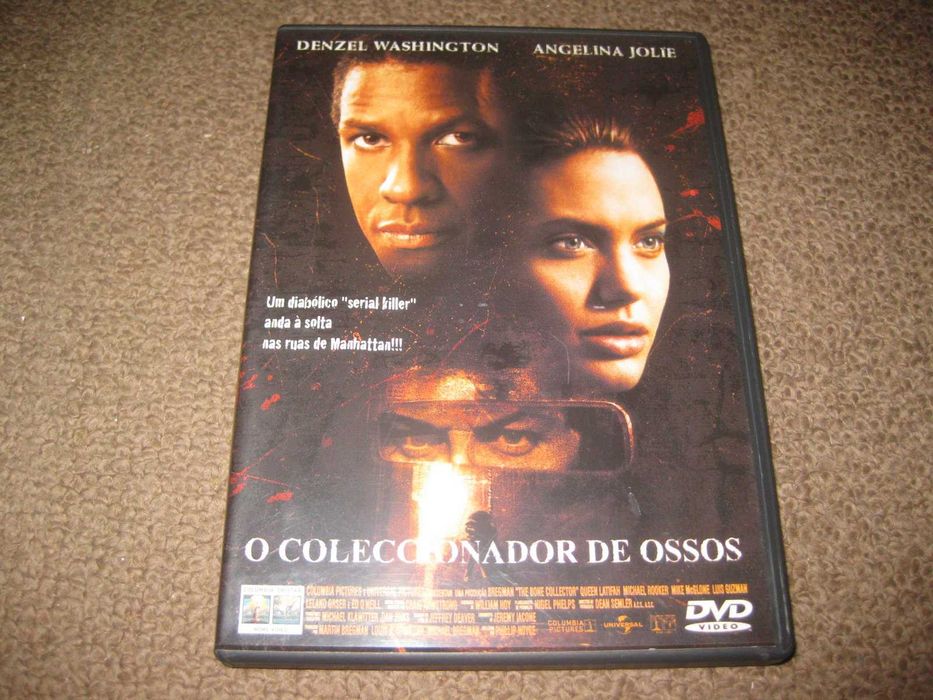 DVD "O Coleccionador de Ossos" com Denzel Washington