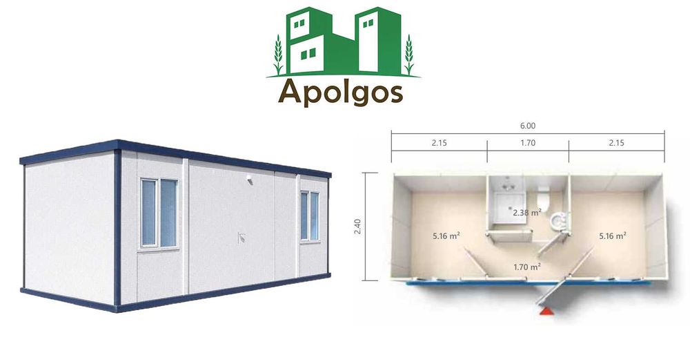 Kontener Socjalny z łazienką