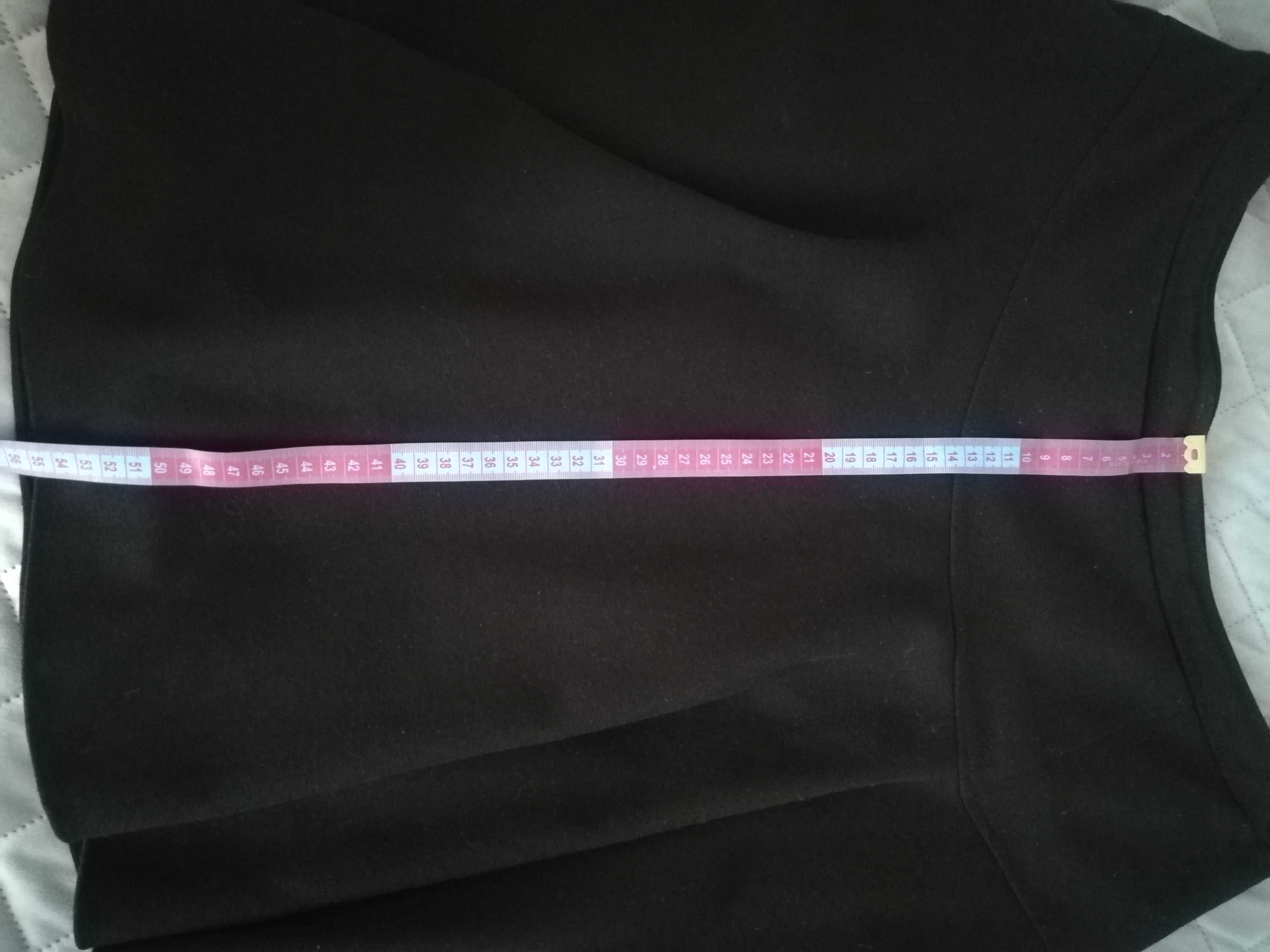 Spódniczka Tiffi, czarna w na planie koła , XL, wełna