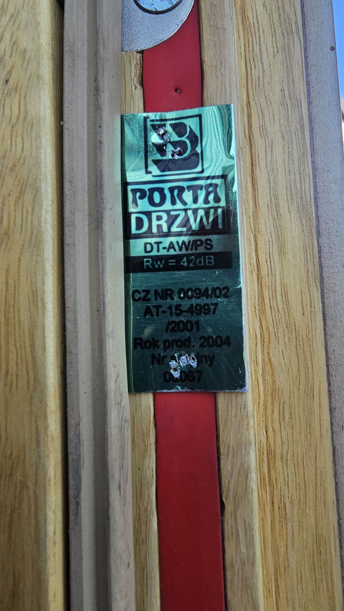 porta drzwi wewnętrzne akustyczne, dzwiękoszczelne, waga: 85kg