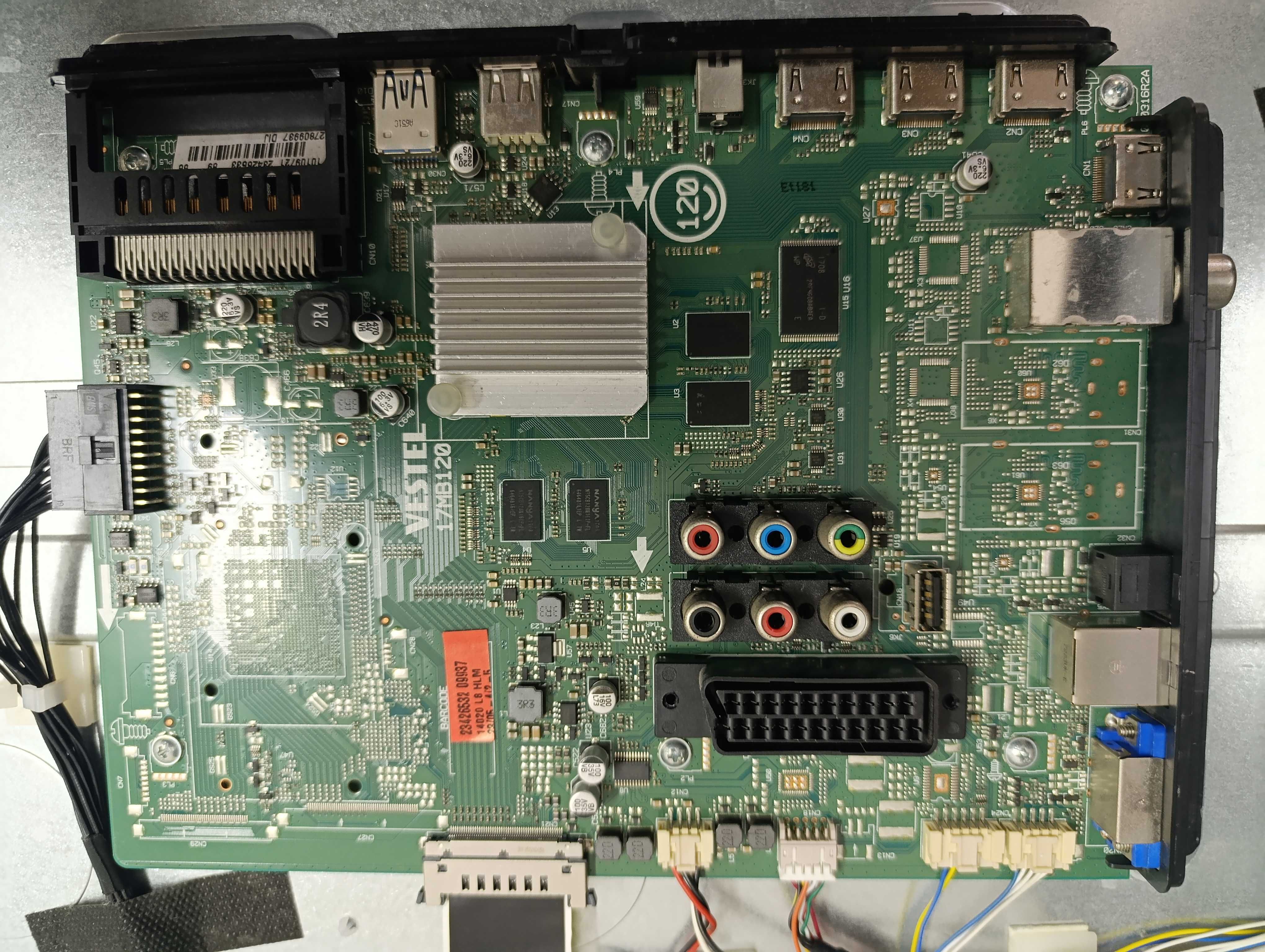 TV Telefunken de 55 polegadas para peças