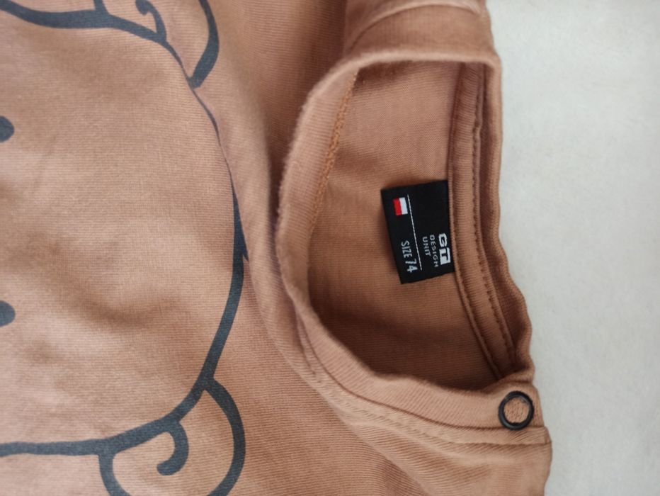 Elegancki komplet 74 np. do chrztu (bluzka i spodnie)