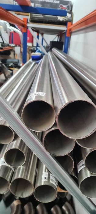 Várias tubos e curvas inox varias medidas