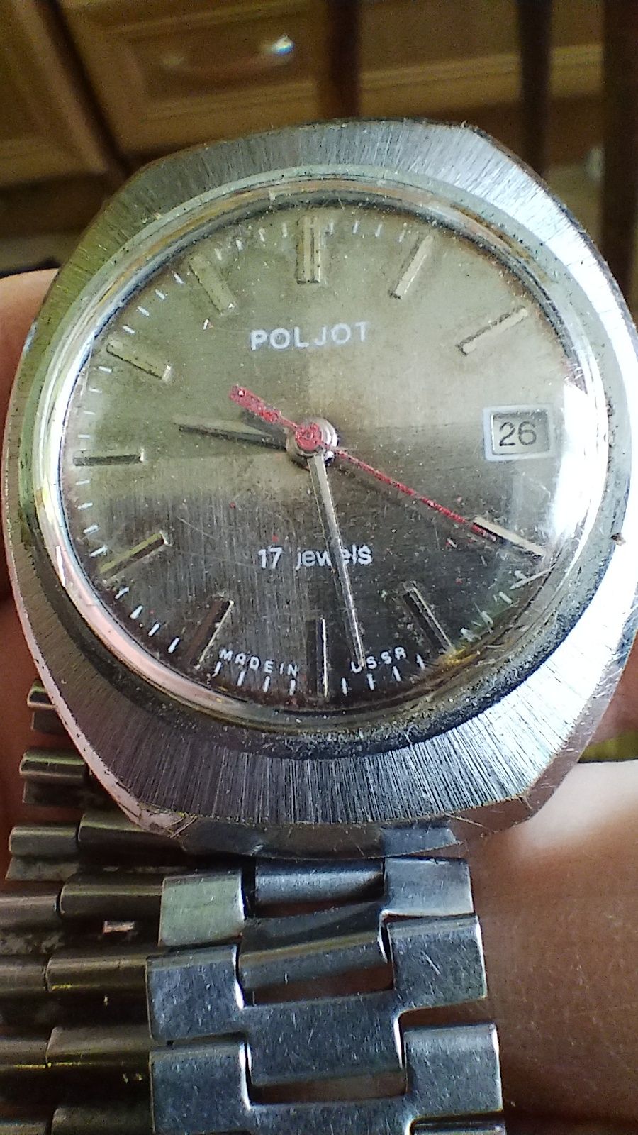 Zegarek mechaniczny Poljot z datownikiem