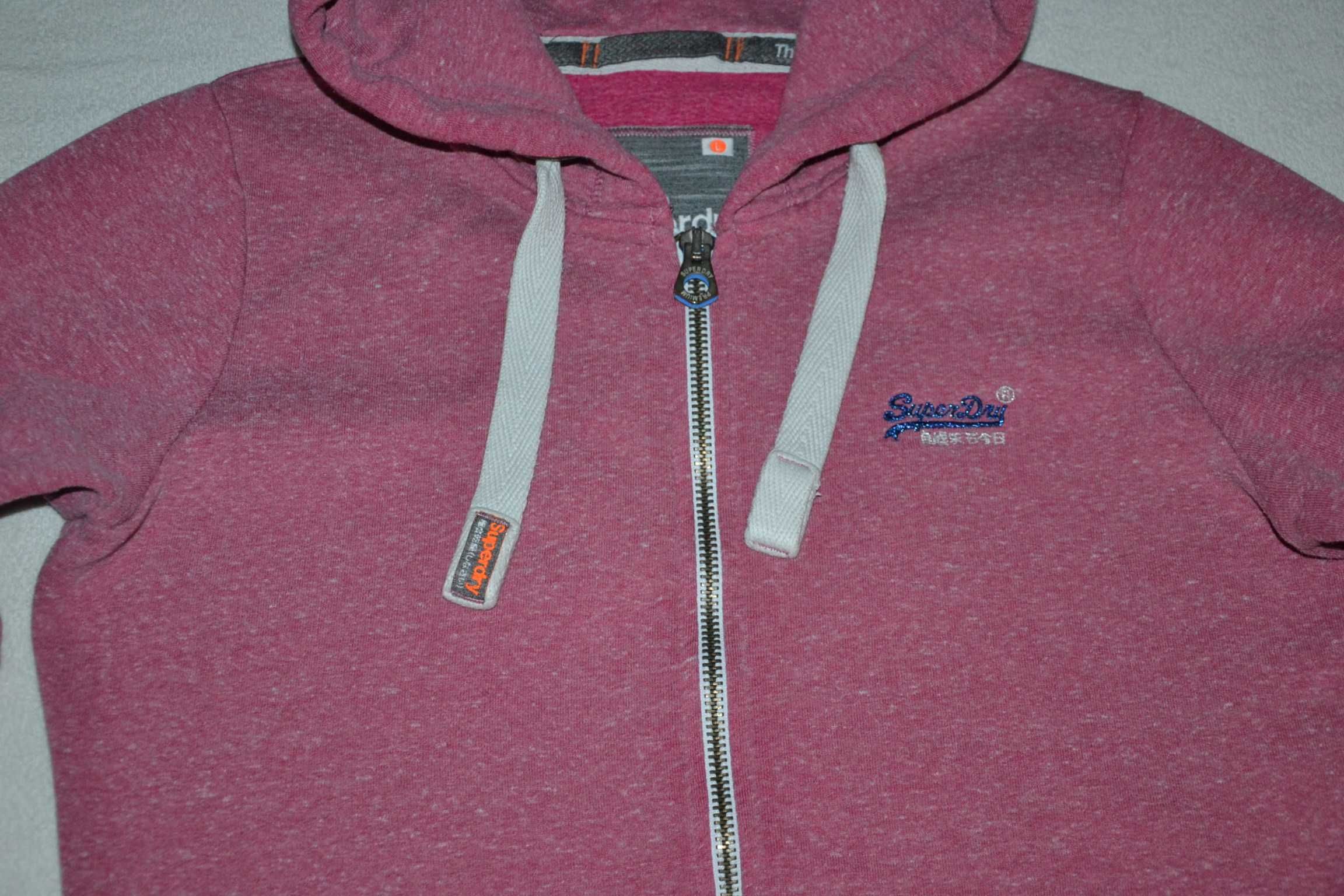 SuperDry Orange Label Bluza Damska L Oryginalna 100% Super Stan