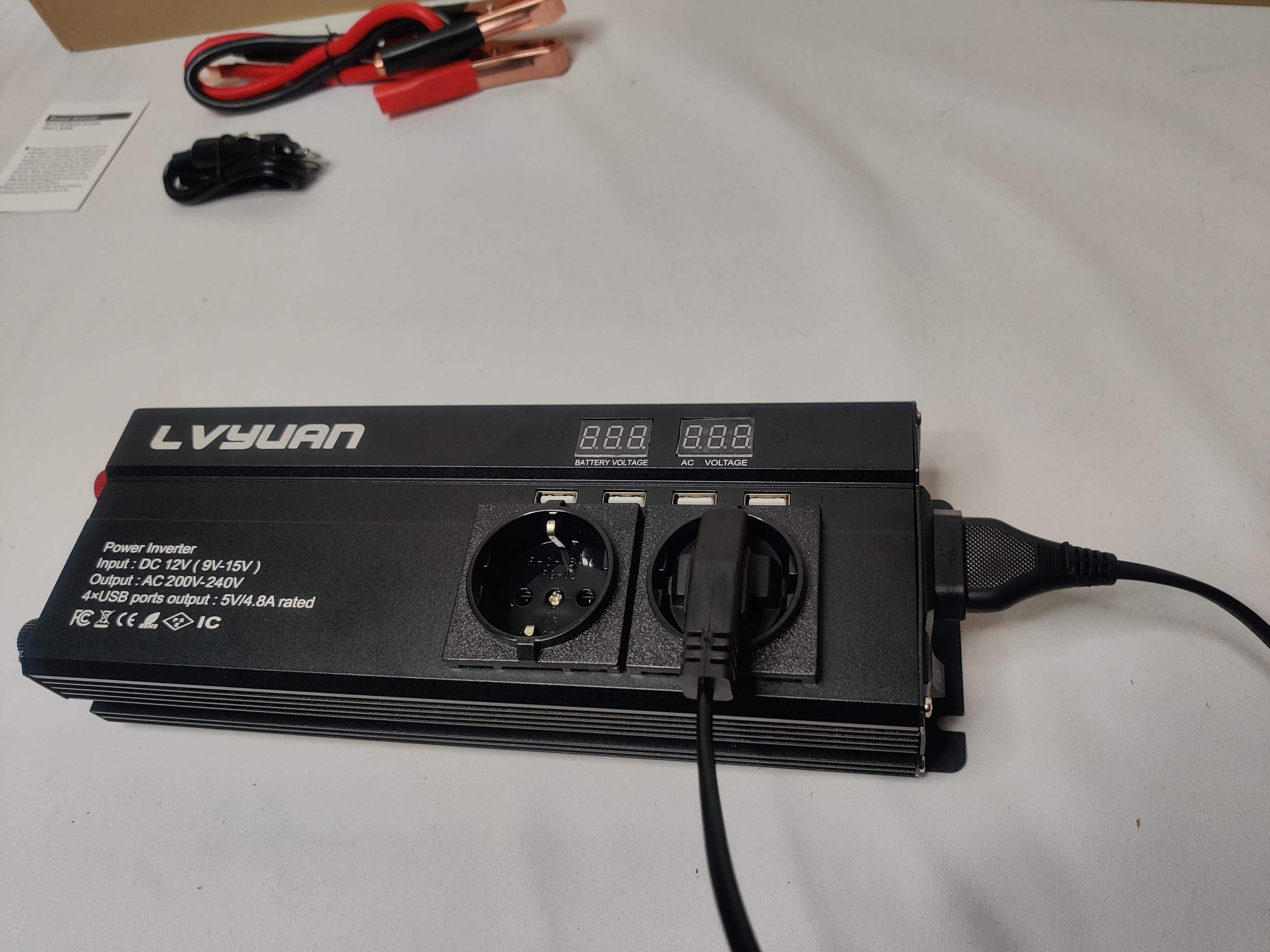 [NOVO] Inversor / Conversor 6000W [12V/24V para 220V] - Corrente