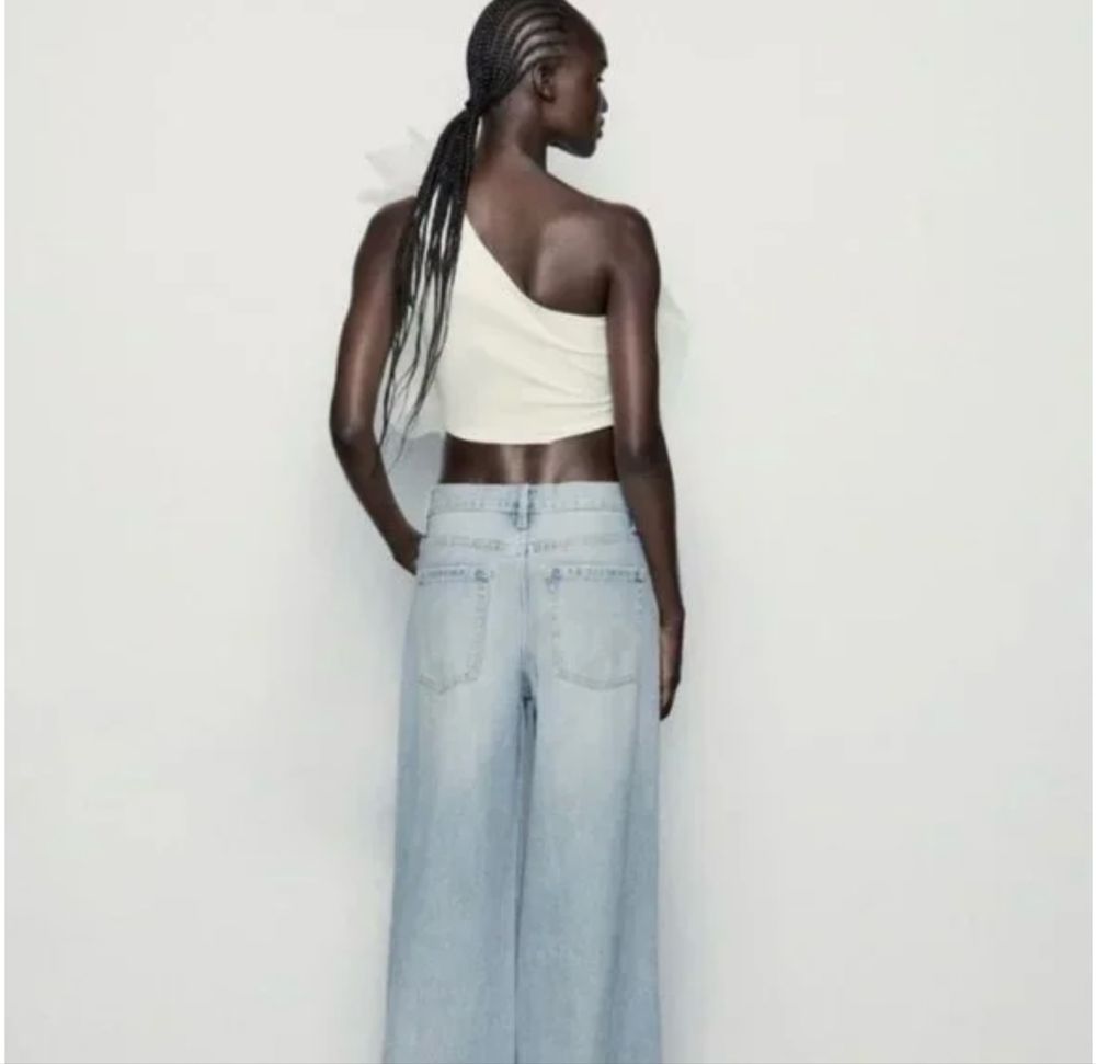 Топ з органзи zara