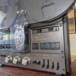Technics RS-1500US+Technics szpule+Technics osłona przeciwpyłowa