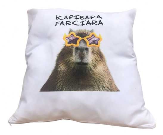 Poduszka Kapibara Farciara + Imię Gratis 40X40 Cm