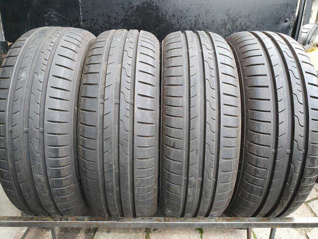 4 x opony letnie 195/50-15 dunlop bluresponse , 20r jak nowe , demo