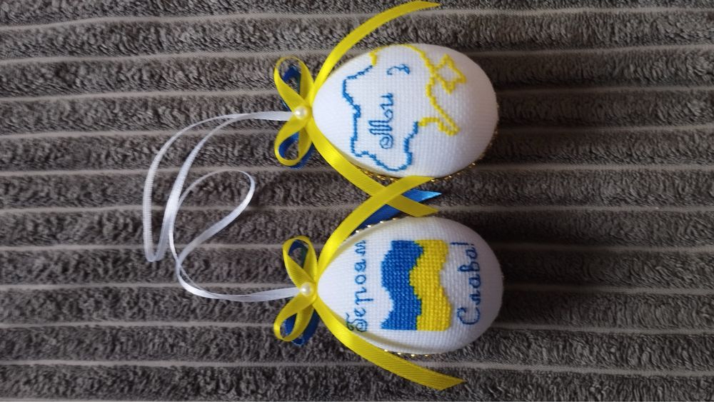Вишиті великодні яйця / Великдень / паска/ вишиті писанки