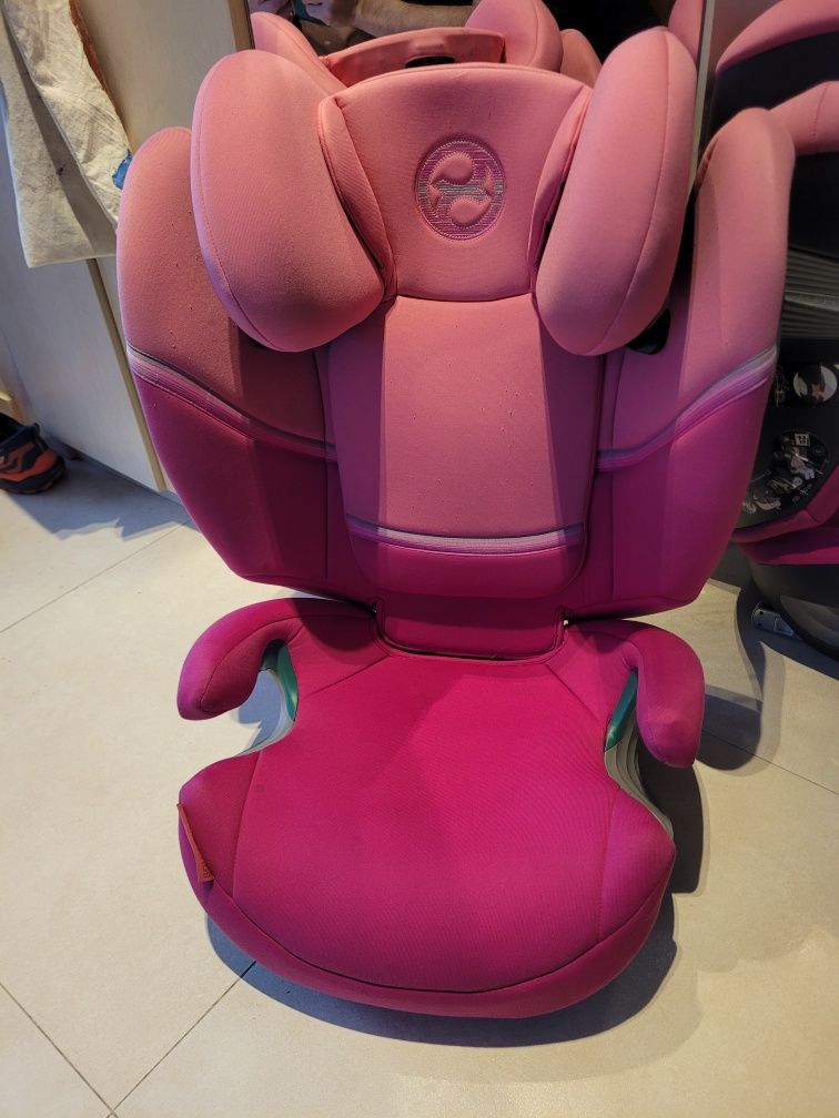 Cybex Solution S-Fix Fotelik Samochodowy 15-36kg 4* ADAC różowy