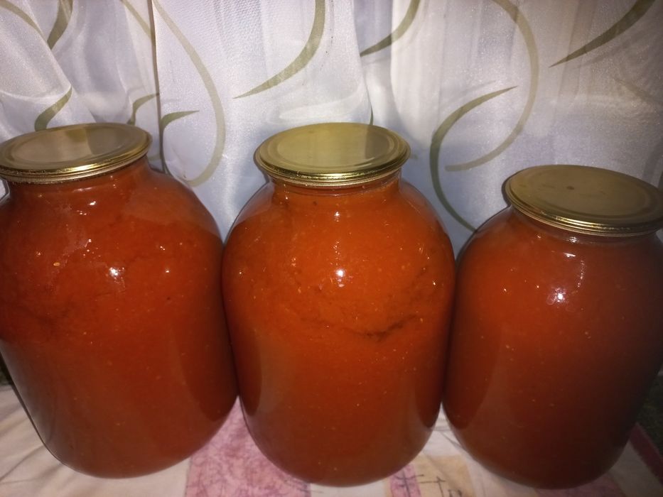 Сік томатний домашній з мякоттю