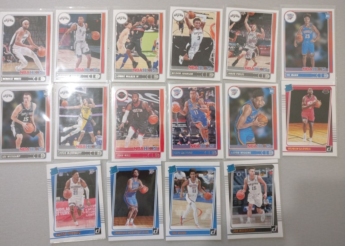 34 cartas NBA Panini América 20-21