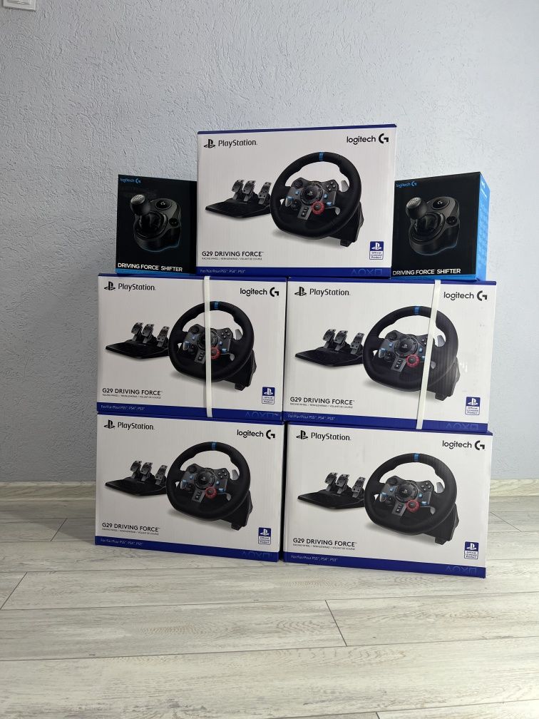 Ігрове кермо/приставка Logitech G29 для PC/PS3/PS4/PS5