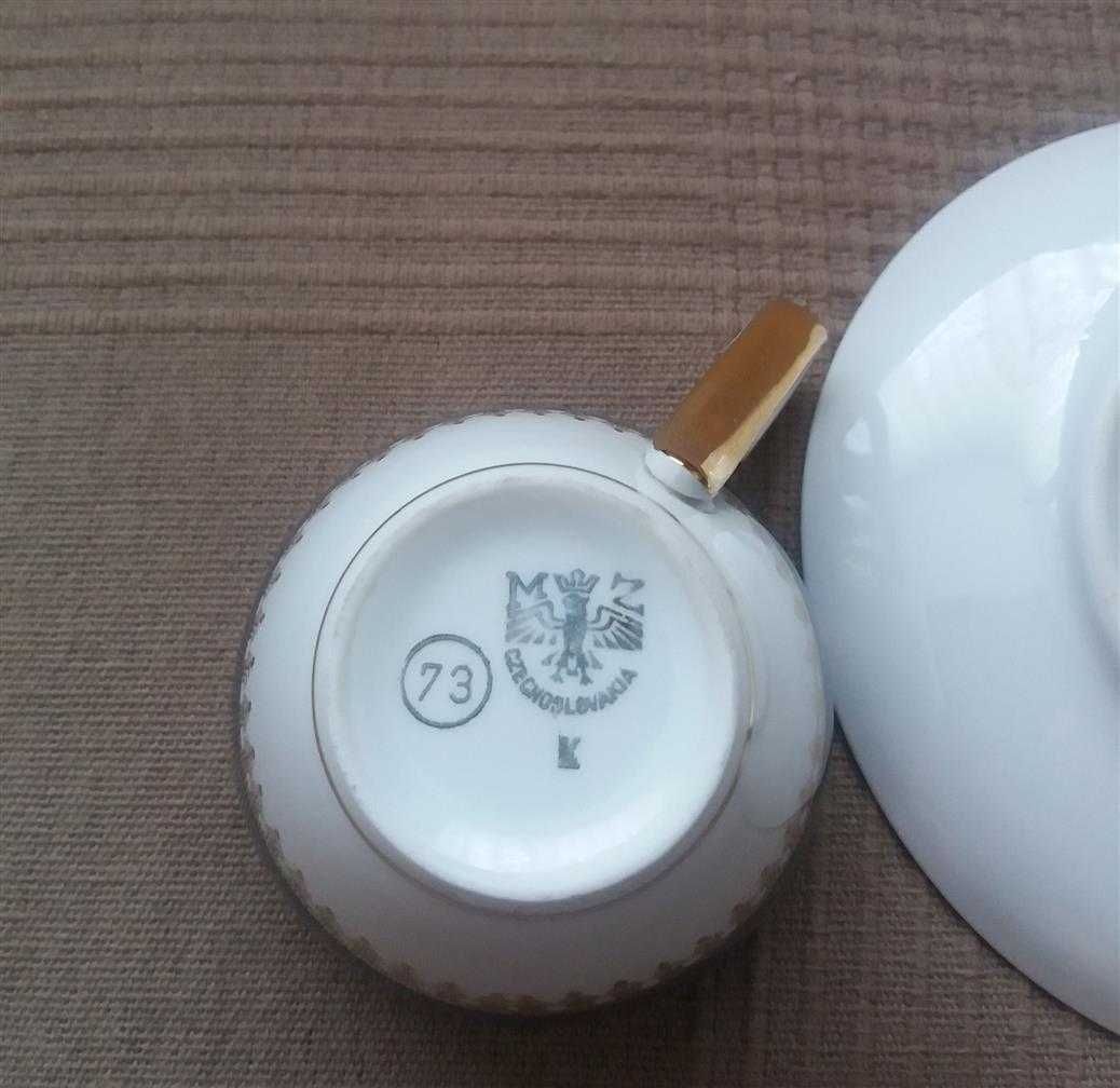 Piękny ,oryginalny zestaw porcelanowy  MZ CZECHOSLOVAKIA