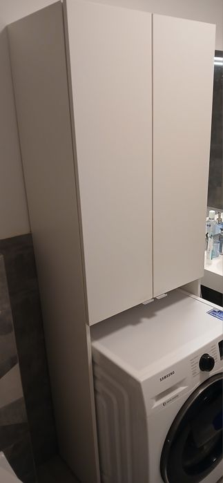 IKEA LILLANGEN (NYSJON) Zestaw mebli do łazienki łazienkowych białe