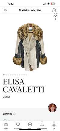 Продам легкую джинсовую куртку -дубленку Elisa Cavaletti