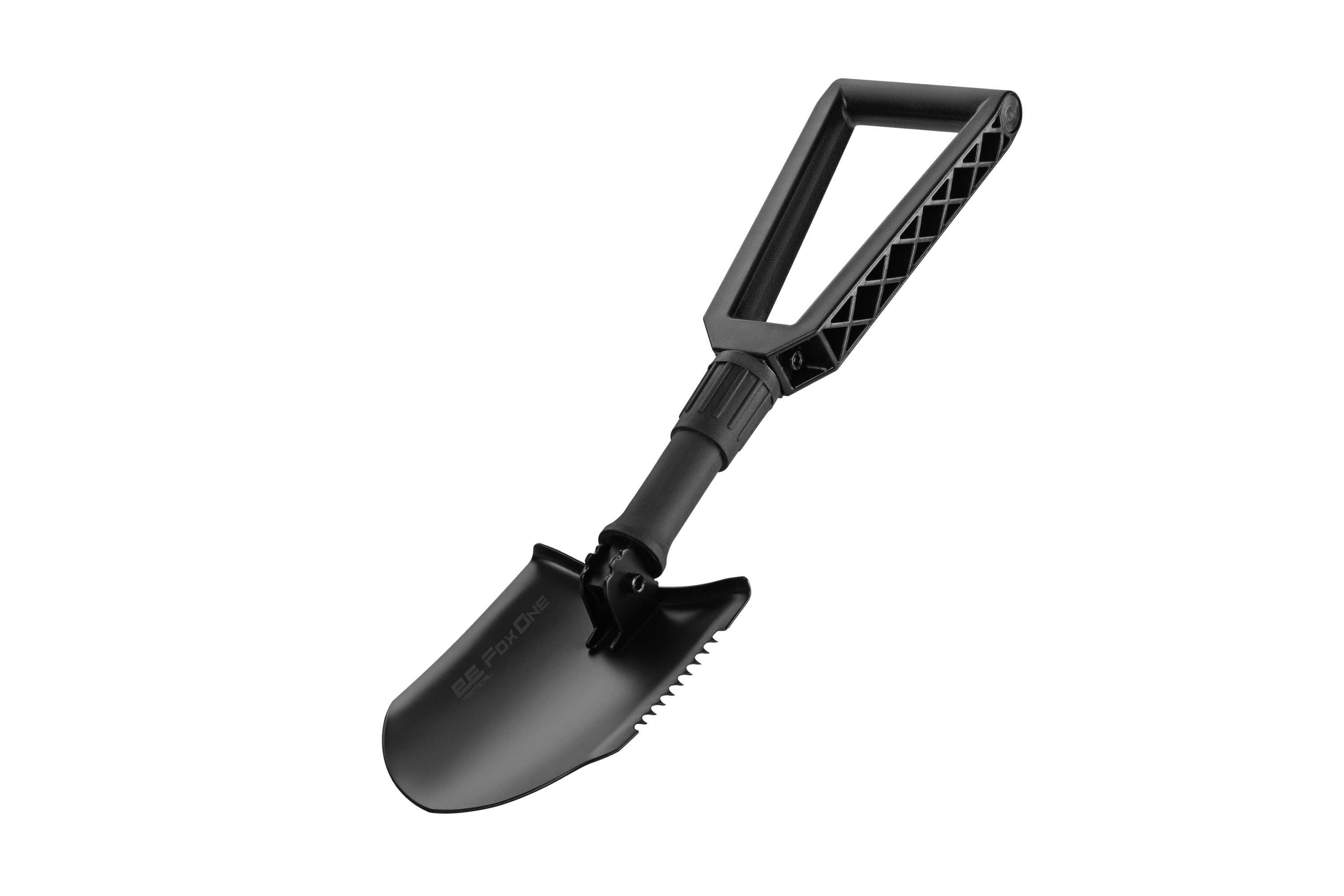 Лопата тактическая складная 2E Fox One Black 59 см, 1.1 кг
