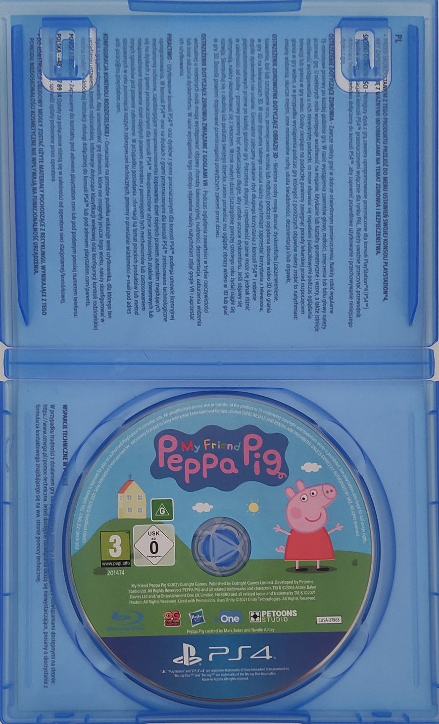 PS4 gra moja znajoma świnka Peppa