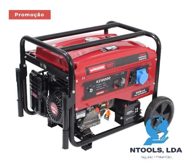 Gerador Monofásico, 8.5kVA, Arranque Elétrico, SUPER PREÇO Gasolina