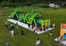 Tor Przeszkód 20m dmuchaniec nietypowy wyjątkowy atrakcje na event
