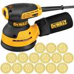 Szlifierka Mimośrodowa Sieciowa 125mm Dewalt Dwe6423 + Papier Ścierny